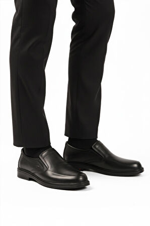 Ayakmod DSN 2032 M Siyah Hakiki Deri Erkek Günlük Ayakkabı