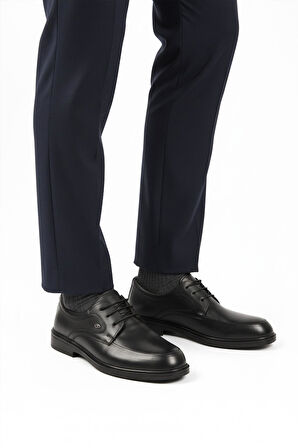 Ayakmod DSN 2037 M Siyah Hakiki Deri Erkek Günlük Ayakkabı