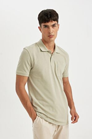DeFacto New Regular Fit Kısa Kollu Pike Basic Düz Polo Tişört D4610AX24SMKH478