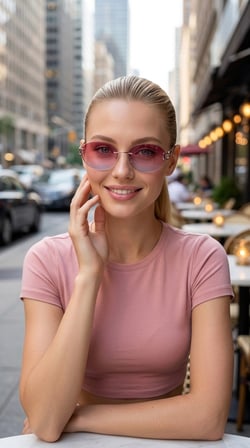 4342 Pink-Pink Güneş Gözlüğü