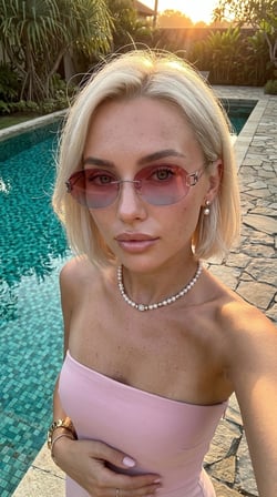 4342 Pink-Pink Güneş Gözlüğü