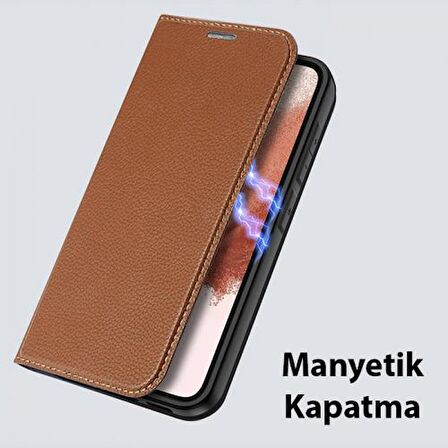 Coofbe Magnetic Pu Deri Cüzdanlı Kapaklı Standlı Samsung Galaxy S23 Plus Kılıf 2 Kart Bölmeli Galaxy S23 Plus Kılıf