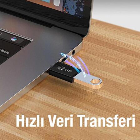 Coofbe USB to Type-C Çevirici Dönüştürücü Flash Bellek Klavye Mouse Cevirici İpad Macbook Huawei Uyum