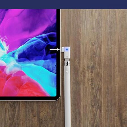 Coofbe L Tip Dirsekli Apple Pen Şarj Dönüştürücü Lightning to Type-C Dönüştürücü Apple Pencil Kalem Şarj Adaptörü( Apple Uyumludur.)