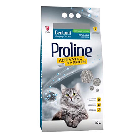 Proline Aktif Karbon Bentonit Kedi Kumu 2x10 Lt 