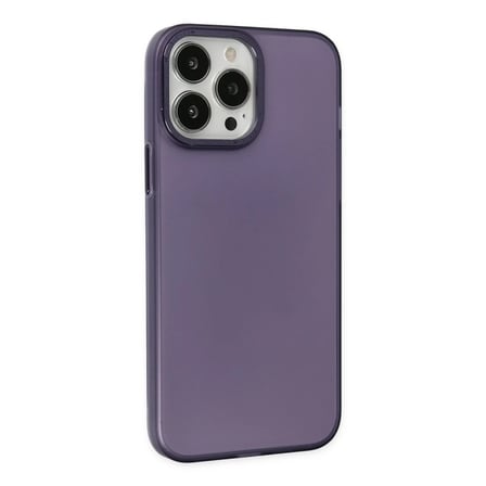 Apple iPhone 14 Pro Max Kılıf Modos Metal Kapak - Mor