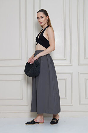 Kadın Yeni Sezon Paraşüt Kumaş Yazlık Etek 3730300