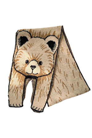 Petityu Yumuşacık Çocuk Şirin Ayıcık Atkı