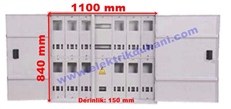 MERT 1062 S.Ü. 12 MONOFAZE T.M.Ş Lİ PANO