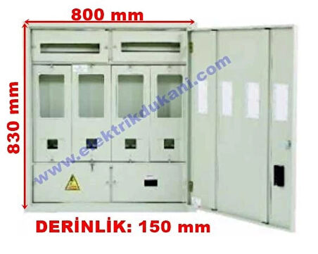 MERT 1704 S.A. 4 TRİFAZE T.M.Ş Lİ PANO