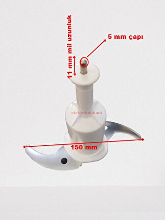 ARNİCA Prokit 444 Plus Prokit 666 - 777 -800 Robomeat Mutfak Robotu Hazne Parçalama Bıçağı (Orjinal Ürün)