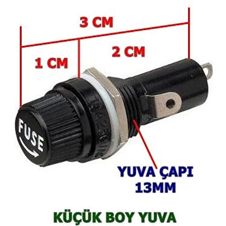 ENDER FUSE CAM SİGORTA YUVASI KÜÇÜK