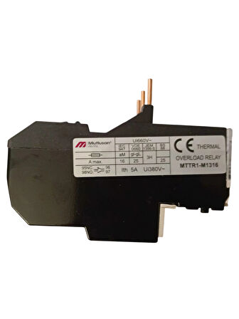 MUTLUSAN 1.6~2.5A Termik Röle  (2.5 Amper Motor Koruma Termiği)