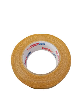 İnce Güçlü Yapışkanlı Fileli Çift Taraflı Bant 0.5mm x 40mm x 20metre (Sökülebilir ve İz Bırakmaz)