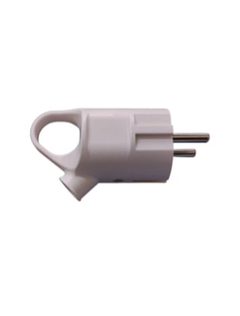 ARVİA Topraklı Fiş Kulplu BEYAZ 16 Amper 220 Volt IP20 (Erkek Fiş)