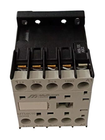 MUTLUSAN 3P 9A 4KW AC Mini Kontaktör 220v 1NC (9 Amper 220 Volt 1 Kapalı Kontak Trifaze Kontaktör)