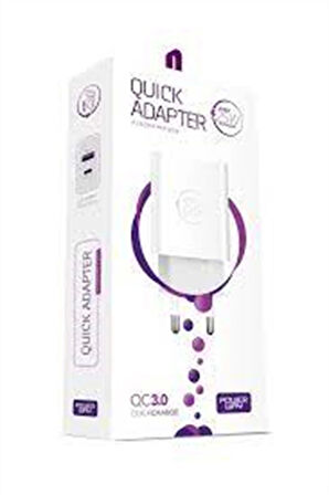 POWERWAY 25W USB / TYPE-C 3,0A Hızlı Şarj Adaptörü ORJİNAL MUADİL