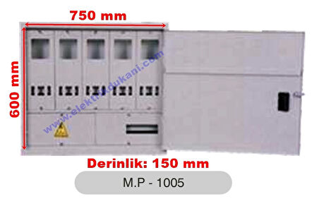 MERT 1005 S.A. 5 MONOFAZE SAYAÇLI PANO