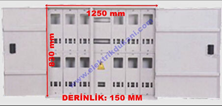 MERT 1014 S.A. 14 MONOFAZE T.M.Ş Lİ PANO