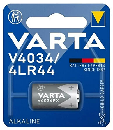 VARTA 4LR44 476A 6V YÜKSEK VOLTAJ SİPESİFİK PİL