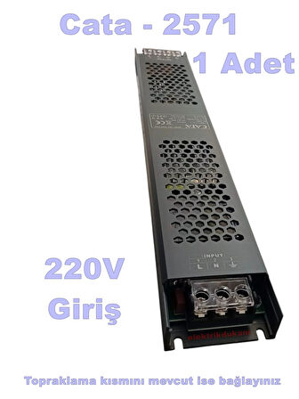 CATA 12V 40A Şerit Led Adaptörü 40A 480W Süper Slim