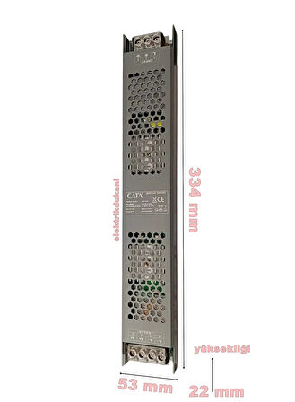 CATA 12V 40A Şerit Led Adaptörü 40A 480W Süper Slim