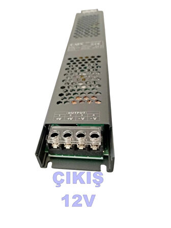 CATA 12V 40A Şerit Led Adaptörü 40A 480W Süper Slim