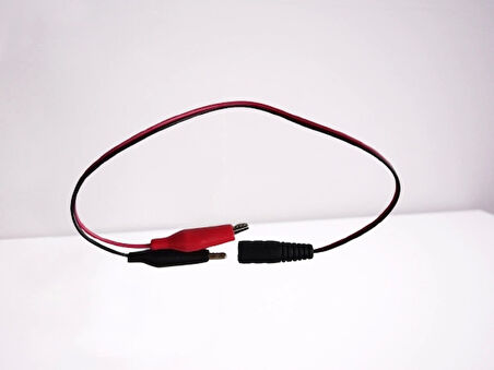 FULLY 6V 2A Fişli Adaptör Akü Şarj Adaptörü 5.5x2.5mm Jaklı + Maşa Kıskaçlı 2000mA