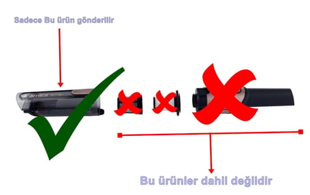 ARNİCA FL Sofa Şarjlı Süpürge Toz Haznesi Grubu Rose HF (Mandallı)
