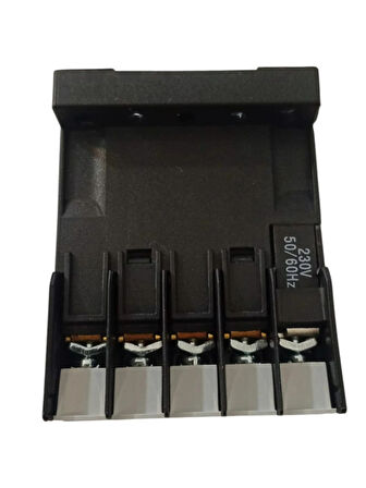 MUTLUSAN 3P 9A 4KW AC Mini Kontaktör 220v 1NO (9 Amper 220 Volt 1 Açık Kontak Trifaze Kontaktör)