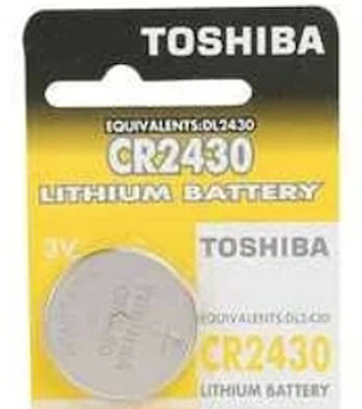 TOSHIBA ARABA KUMANDA PİLİ CR-2430 3V