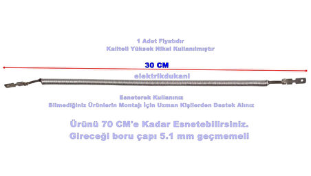 ENDER Soba Rezistansı Uzun 800W Norm 220V (Cam Rezistans Teli Kaliteli)