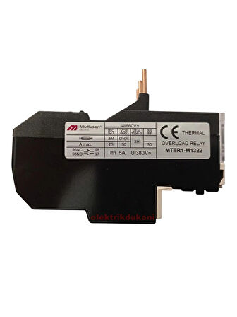MUTLUSAN 17~25A Termik Röle (25 Amper Motor Koruma Termiği)