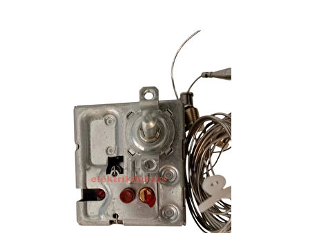 EGO Çift Problu Sanayi Tip Trifaze 60-180 Derece Gazlı Fritöz Termostat ( İki Uclu 6 Ayaklı 3 Kontaklı)