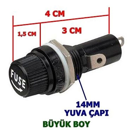 ENDER FUSE CAM SİGORTA YUVASI BÜYÜK