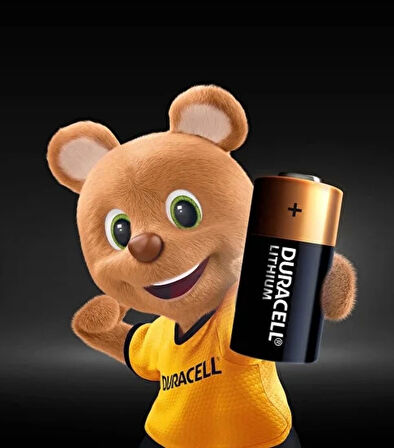 DURACELL CR2 3V Lithium Pil Alarm - Lazer Fotoğraf Makinesi vb Özel Cihazlar için Lityum Pil (2li Pkt.)