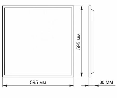 VOLTEK 36W 60X60 LED PANEL ARMATÜR S.A. BEYAZ BACKLIGHT