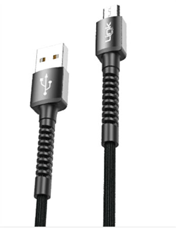 LİNKTECH USB-Micro 5V 3A 1M Şarj Kablosu Örgülü