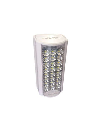 POWERMASTER 24 Ledli Şarjlı Işıldak Telefon Şarj Edebilen USB li Powerbank