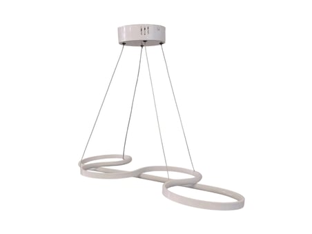 DMR Sarkıt YILAN Led Avize BEYAZ Kasa 45w Üç Renk 6500k/4000k/3000k (Beyaz /Sarı/Ilık Beyaz (Günışığı))