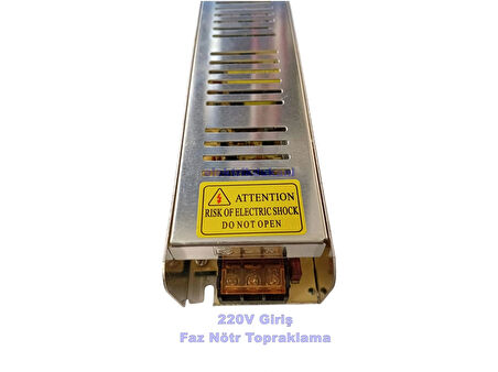 CATA 12v 12.5A Şerit Led Trafosu 150w IP20 (12 Volt 10 Amper Adaptör)