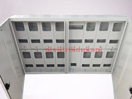 ÖZPA 1064 Sıva Üstü 14 Monafaze Sayaçlı Elektrik Panosu IP40 S. Ü.