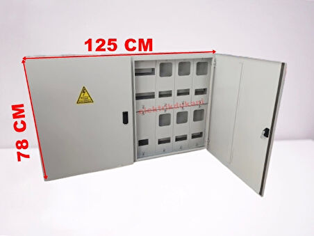 ÖZPA 1064 Sıva Üstü 14 Monafaze Sayaçlı Elektrik Panosu IP40 S. Ü.