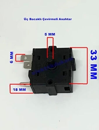 ENDER 3 Bacaklı Çevirmeli Anahtar