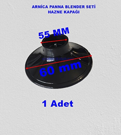 ARNİCA BV Panna El Blendır Seti Redüktör Hazne Kapağı Grubu Siyah (Orjinal Ürün)