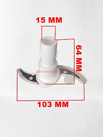 ARNİCA Rapid Panna Diva Form Mil Hazne Bıçağı Beyaz 1. Bıçak (Orjinal Ürün)