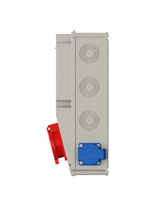 NEAD Kombinasyon Kutusu 2 Adet 3x25 Trifaze Priz + 2 Adet 1x16 Monofaze Priz Montajlı Kombinasyon Panosu