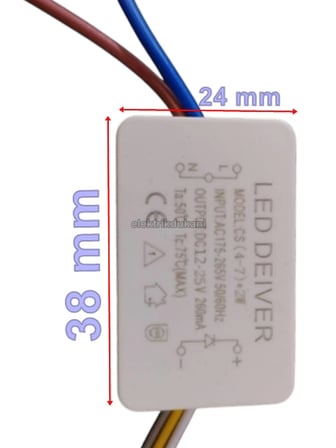DMR Led Avize Trafosu DC 12-25v 4-7w X 2 İki Modlu