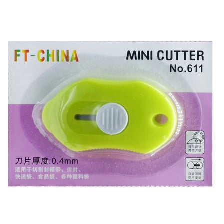 Pm 24786 Çelik Bıçaklı Mini Tekli Falçata Maket Bıçağı Tekli
