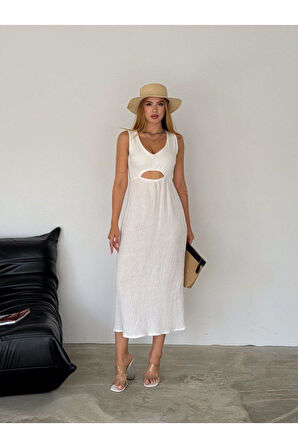 Müslin kumaş tarz elbise